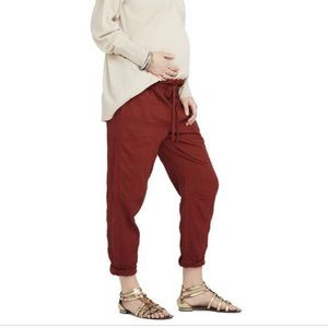 HATCH Paperbag Pant in Rust